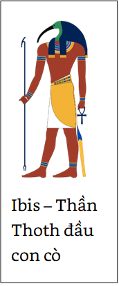  


Ibis – Thần Thoth đầu con cò


