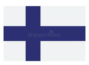 Finland Flag Isolated Vector Illustration You Can Edit it Stock ...