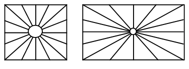 A black and white image of a square  Description automatically generated