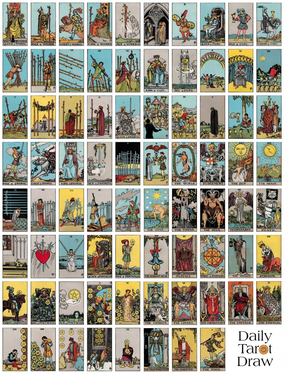 Free Printable Tarot Cards | FREE Printable HQ