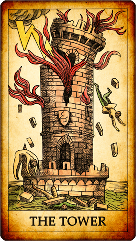Tarot card “The Tower”