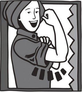 A cartoon of a person flexing her muscles



AI-generated content may be incorrect.