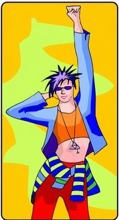 A cartoon of a person with purple hair and blue jacket



AI-generated content may be incorrect.