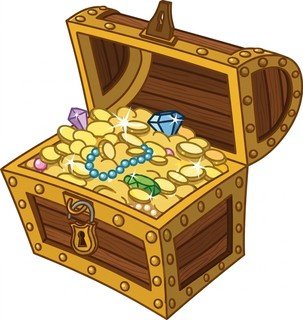 Image result for treasure chest clip art