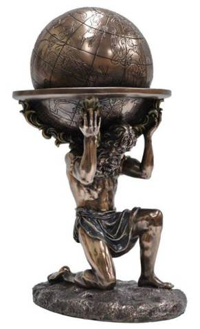 A statue of a person holding a globe



Description automatically generated with medium confidence